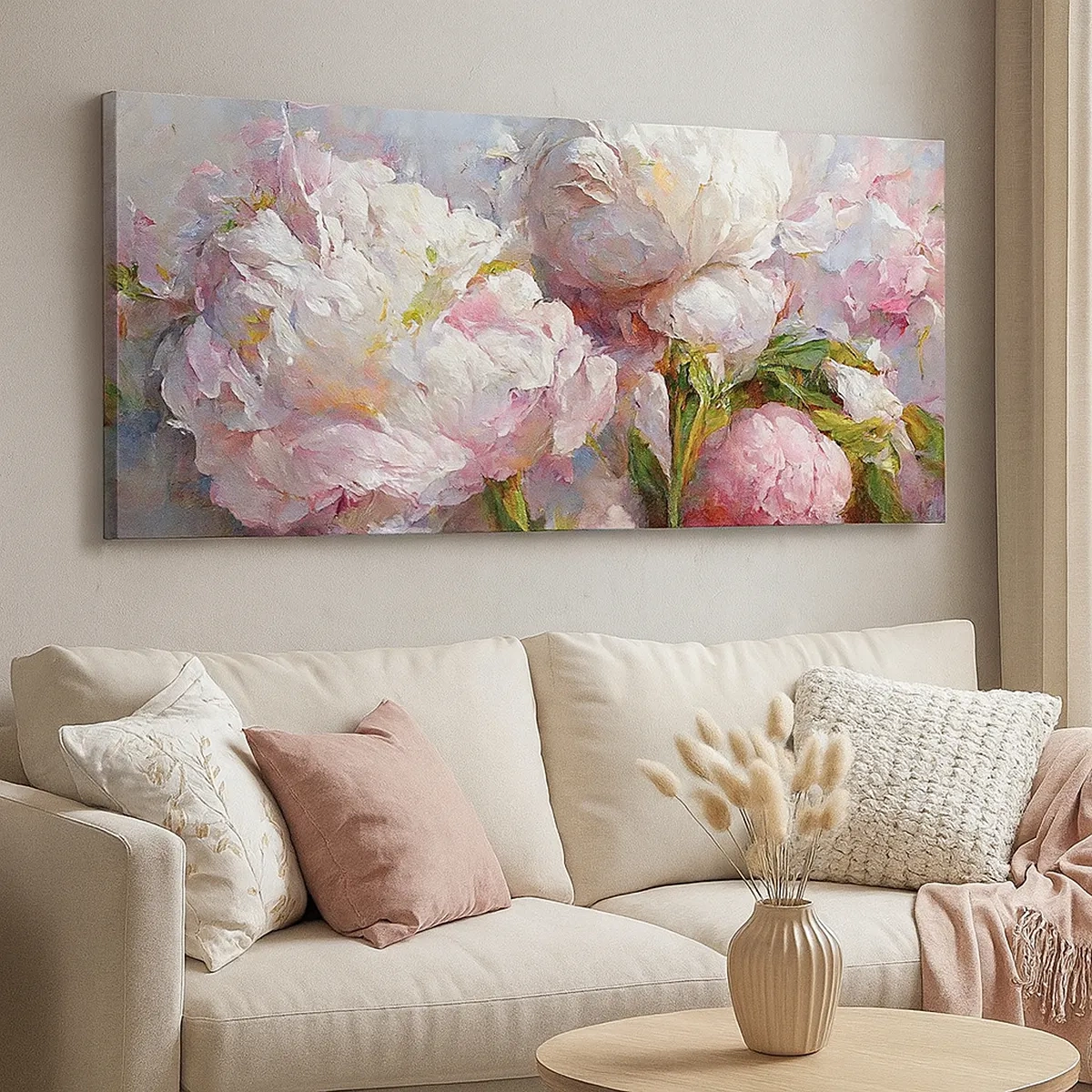 Cuadro sobre lienzo - Impresión de Imagen - Un ramo rebosante de vida - 30x30 cm