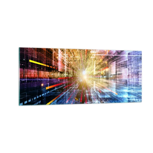 Cuadro sobre vidrio - Impresiones sobre Vidrio - Un pasillo luminoso - 100x40 cm
