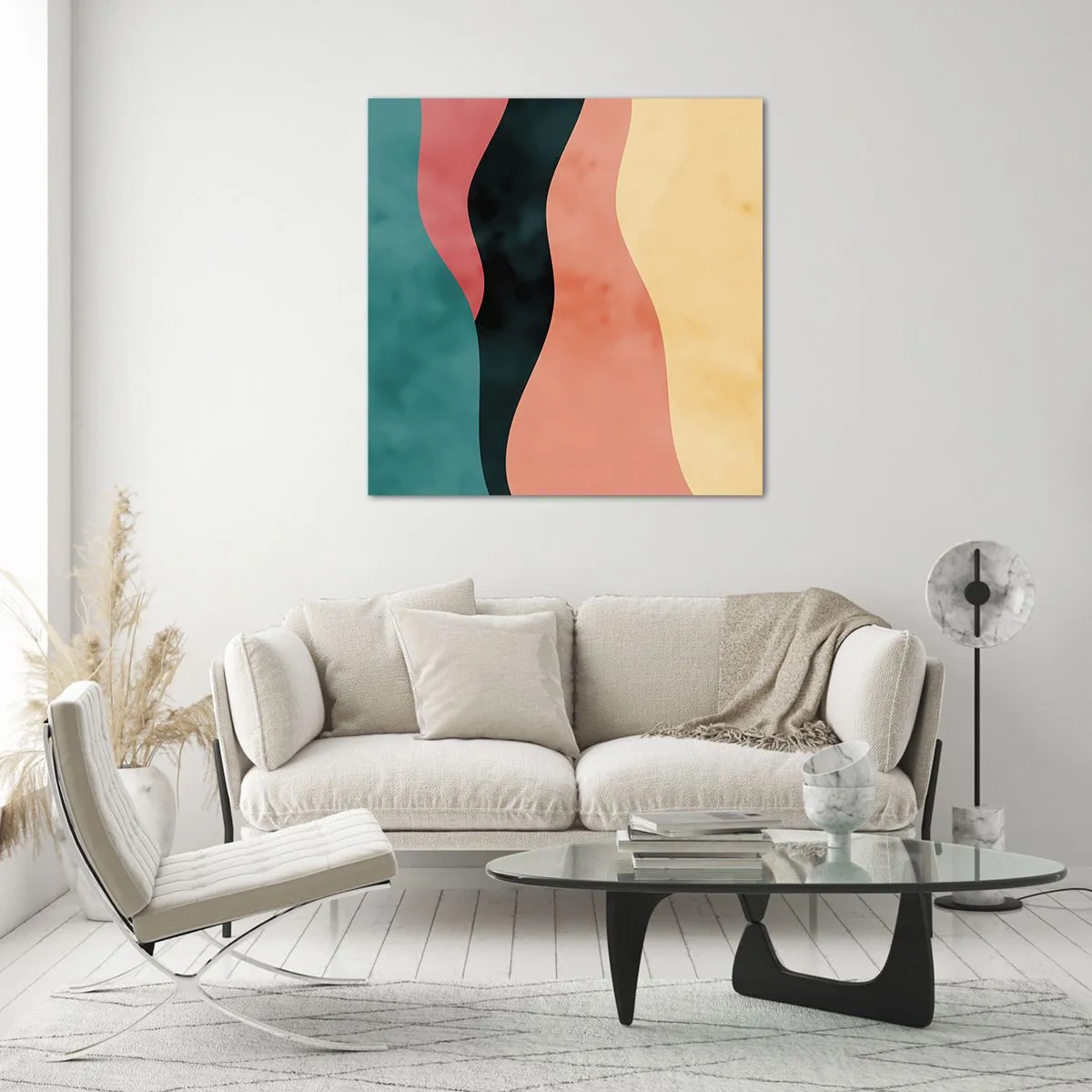 Cuadro sobre vidrio - Impresiones sobre Vidrio - Discordia compatible - 70x70 cm