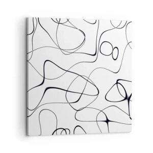 Cuadro sobre lienzo - Impresión de Imagen - Los caminos de la vida, las vicisitudes del destino - 50x50 cm