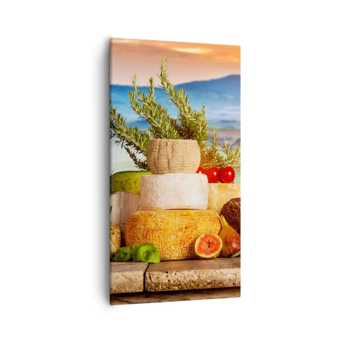 Cuadro sobre lienzo - Impresión de Imagen - La alegría de vivir italiana - 55x100 cm