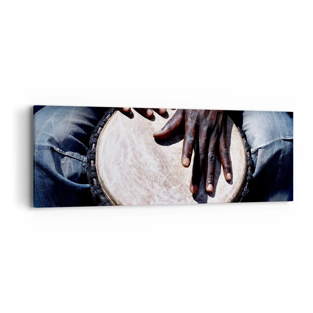 Cuadro sobre lienzo - Impresión de Imagen - Vive a tu ritmo - 90x30 cm