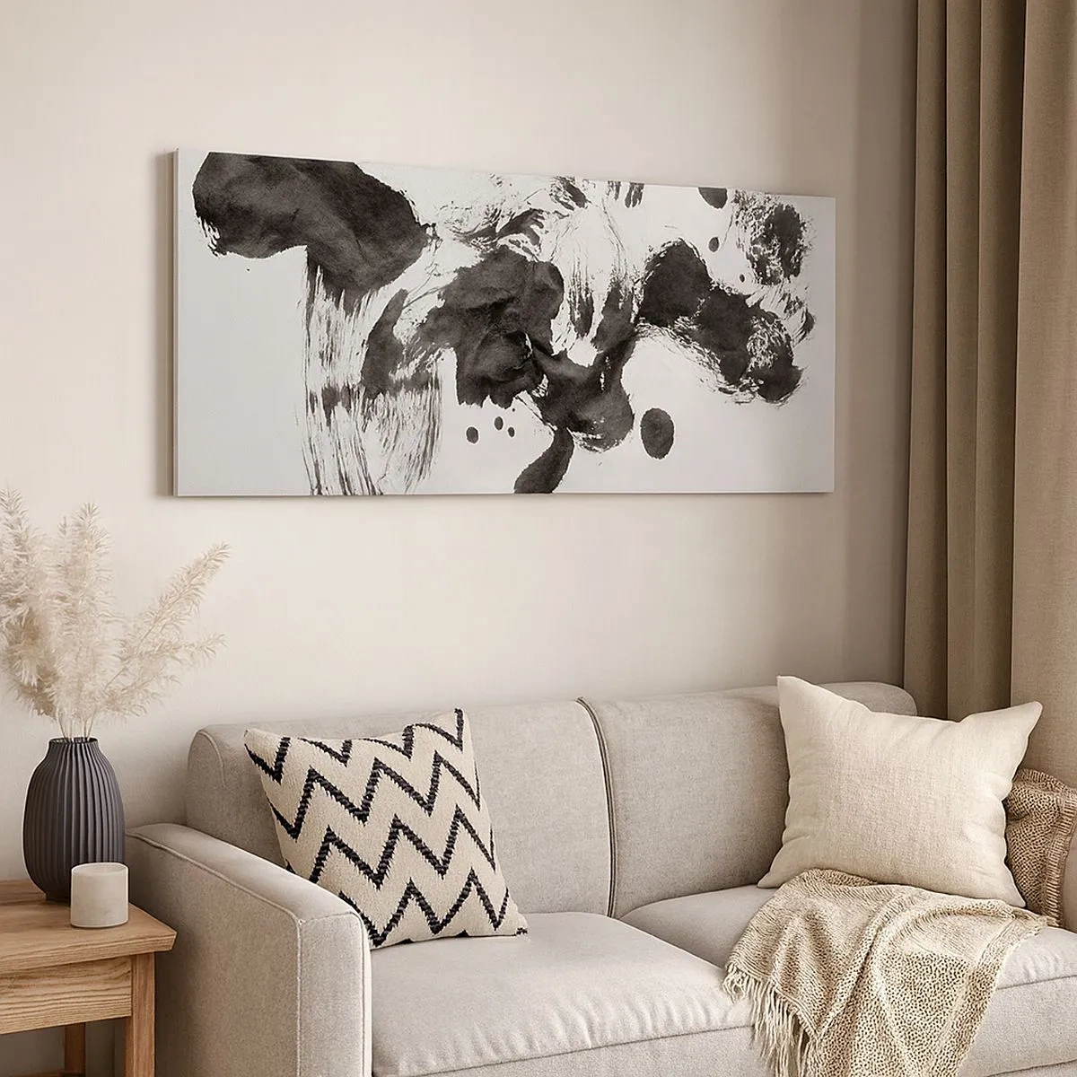 Cuadro sobre lienzo - Impresión de Imagen - ¿Un método en la locura? - 100x40 cm