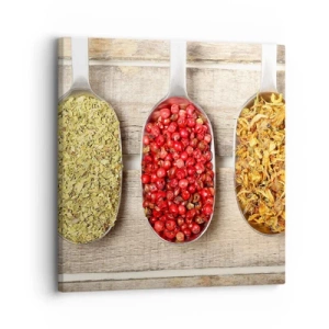 Cuadro sobre lienzo - Impresión de Imagen - La magia de la cocina - 30x30 cm