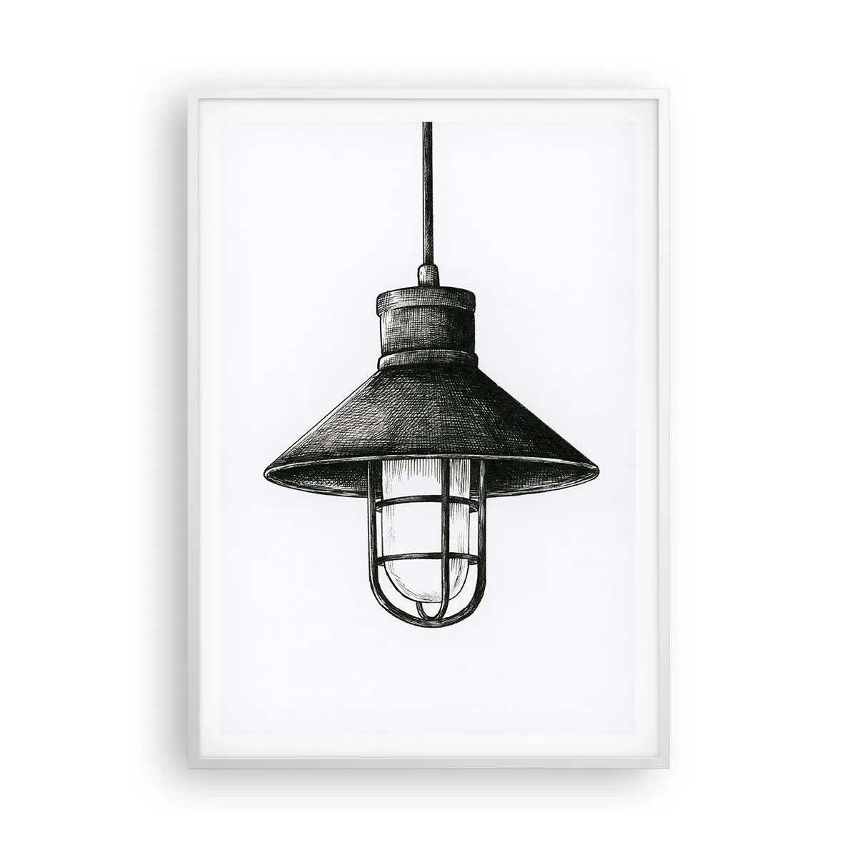 Póster en marco blanco - Como hace años... - 70x100 cm