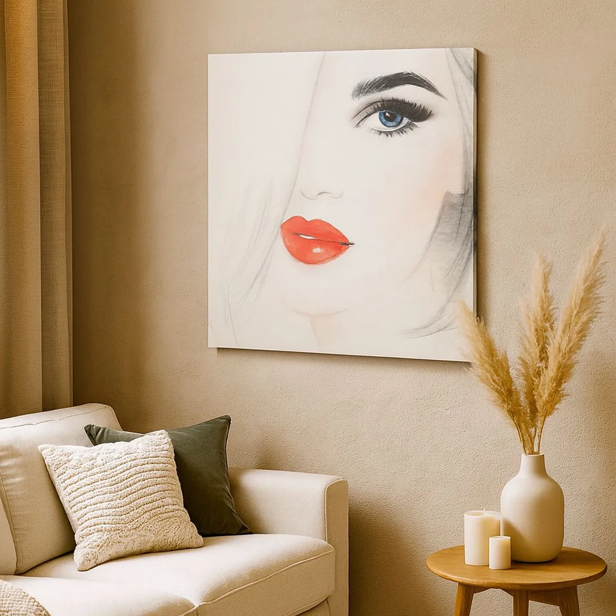 Cuadro sobre lienzo - Impresión de Imagen - Hipnotiza y embriaga - 30x30 cm