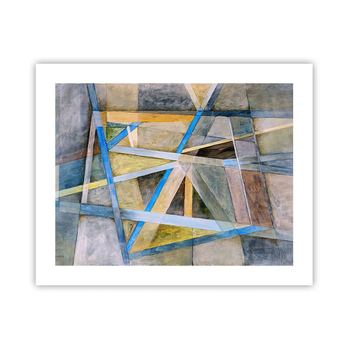 Póster - ¿Recto o inclinado? - 50x40 cm