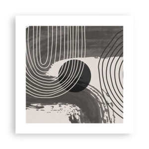 Póster - La victoria del óvalo - 40x40 cm