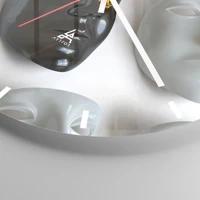 Esfera sin numeración, con rayas