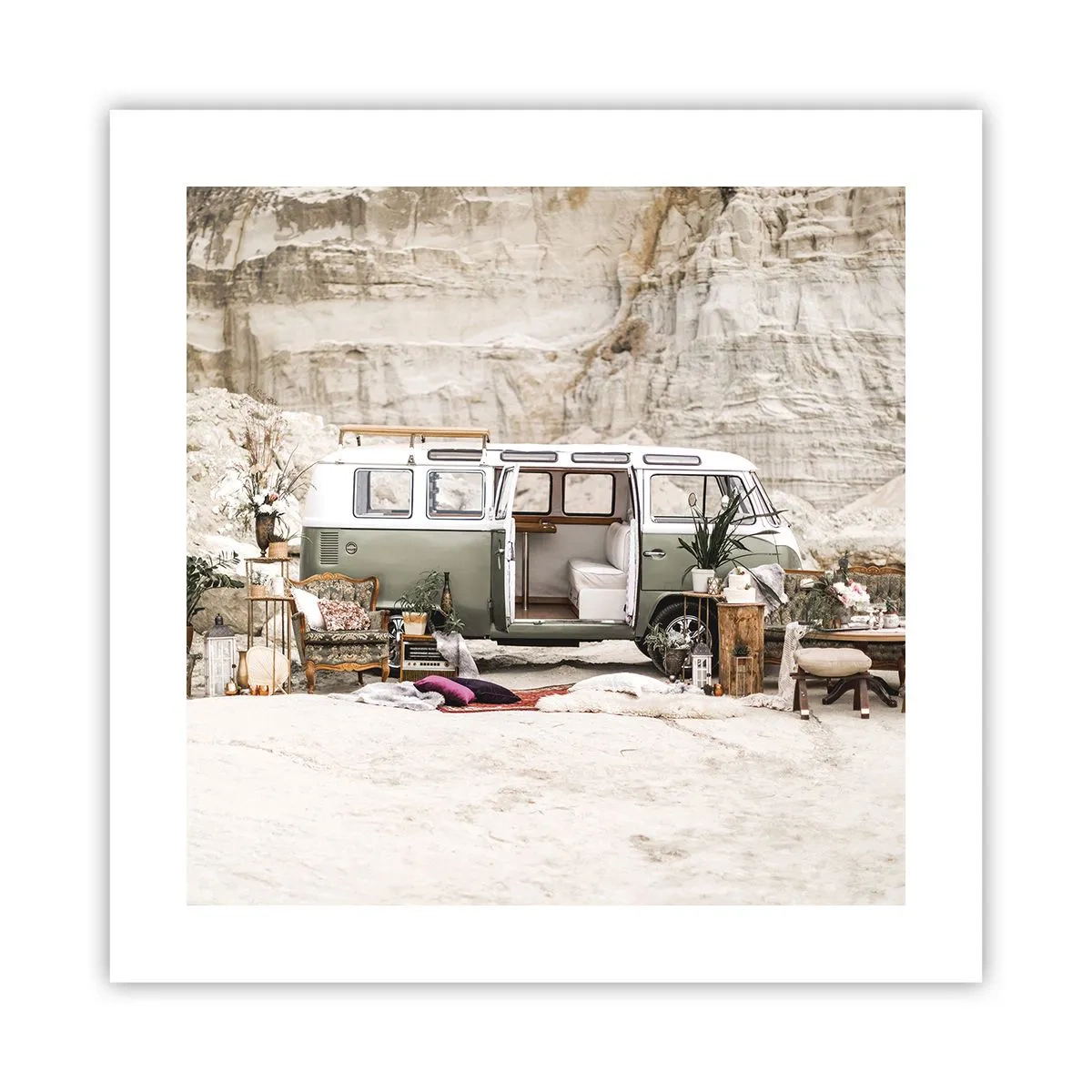 Póster - Hora de empezar el viaje - 40x40 cm