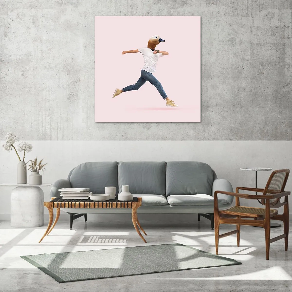 Cuadro sobre vidrio - Impresiones sobre Vidrio - Una pizca de absurdez - 60x60 cm