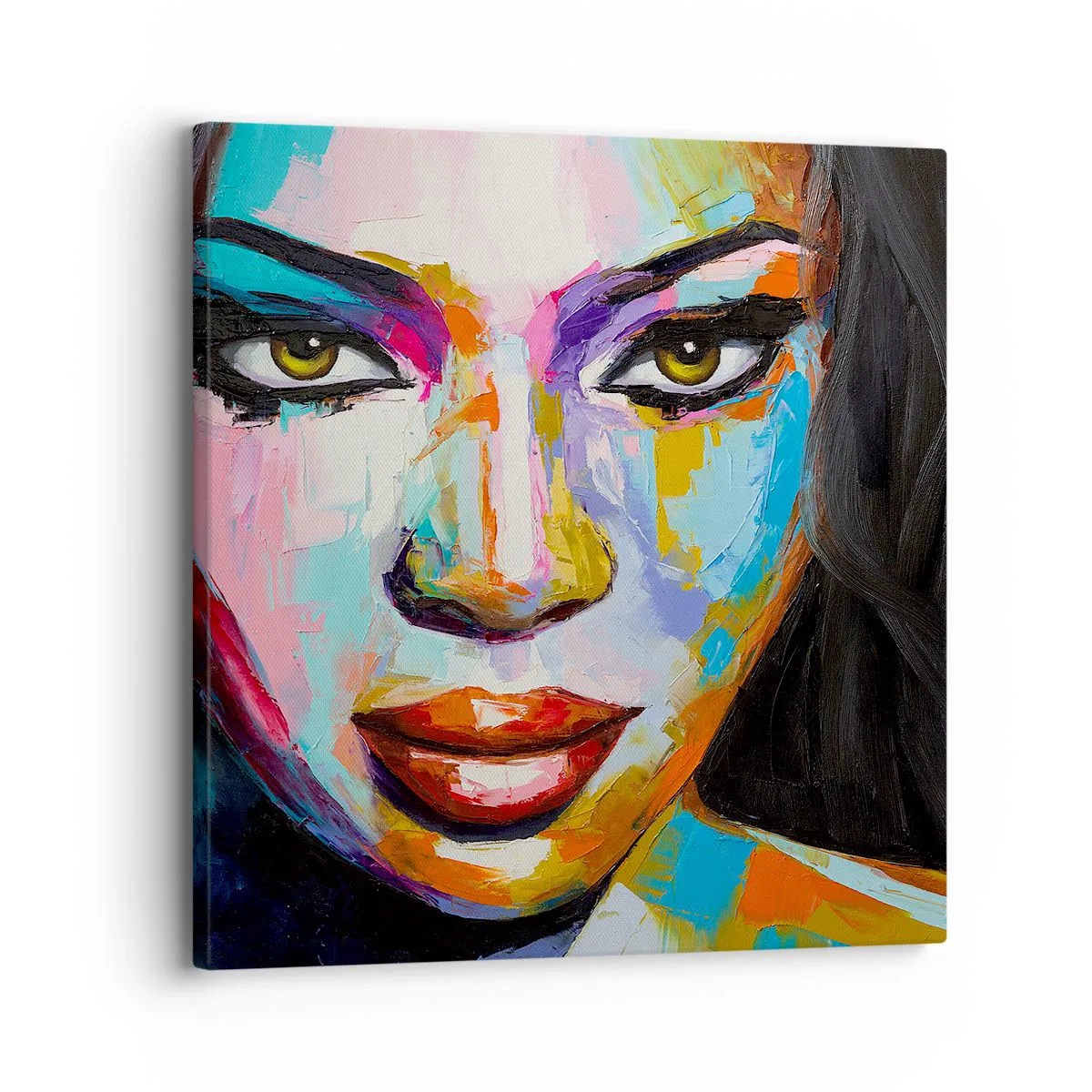 Cuadro sobre lienzo - Impresión de Imagen - Mirada penetrante - 30x30 cm