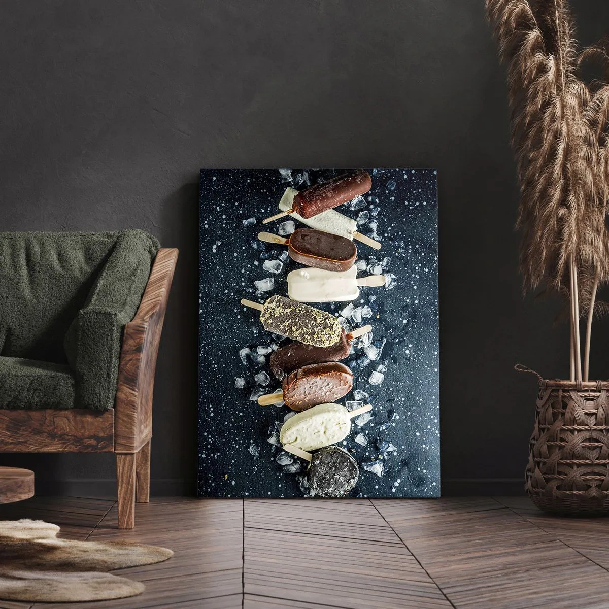 Cuadro sobre lienzo - Impresión de Imagen - El sabor del verano caluroso - 65x120 cm