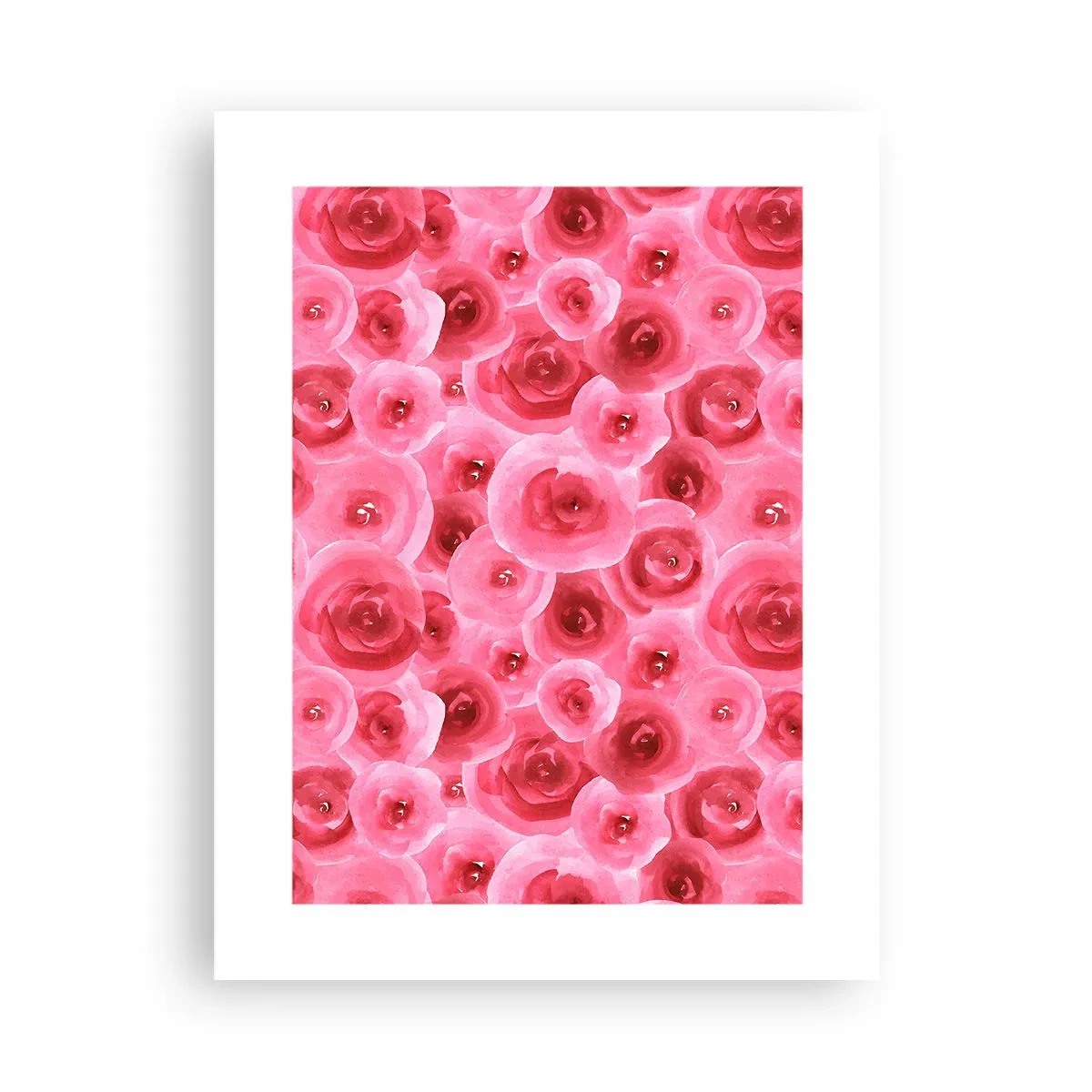 Póster - Rosas abajo y arriba - 30x40 cm