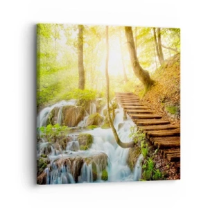 Cuadro sobre lienzo - Impresión de Imagen - El ansiado frescor - 30x30 cm