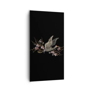Cuadro sobre lienzo - Impresión de Imagen - Ave florida - 65x120 cm