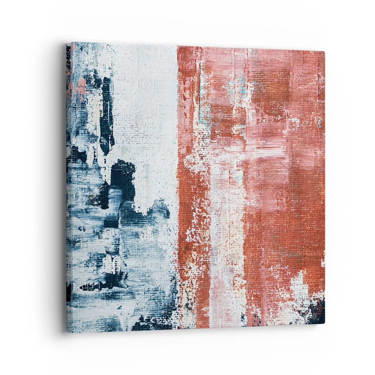 Cuadro sobre lienzo - Impresión de Imagen - Mitad abstracción, mitad abstracción - 30x30 cm