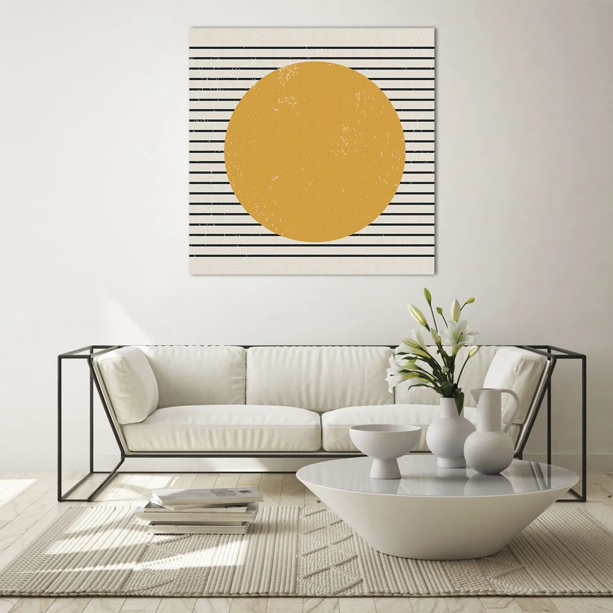 Cuadro sobre vidrio - Impresiones sobre Vidrio - El poder de la sencillez - 60x60 cm