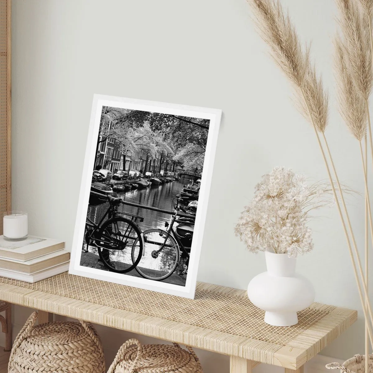 Póster en marco blanco - Una visión muy holandesa - 61x91 cm