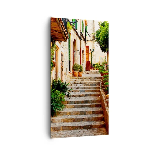 Cuadro sobre lienzo - Impresión de Imagen - La magia de unas vacaciones en España - 65x120 cm