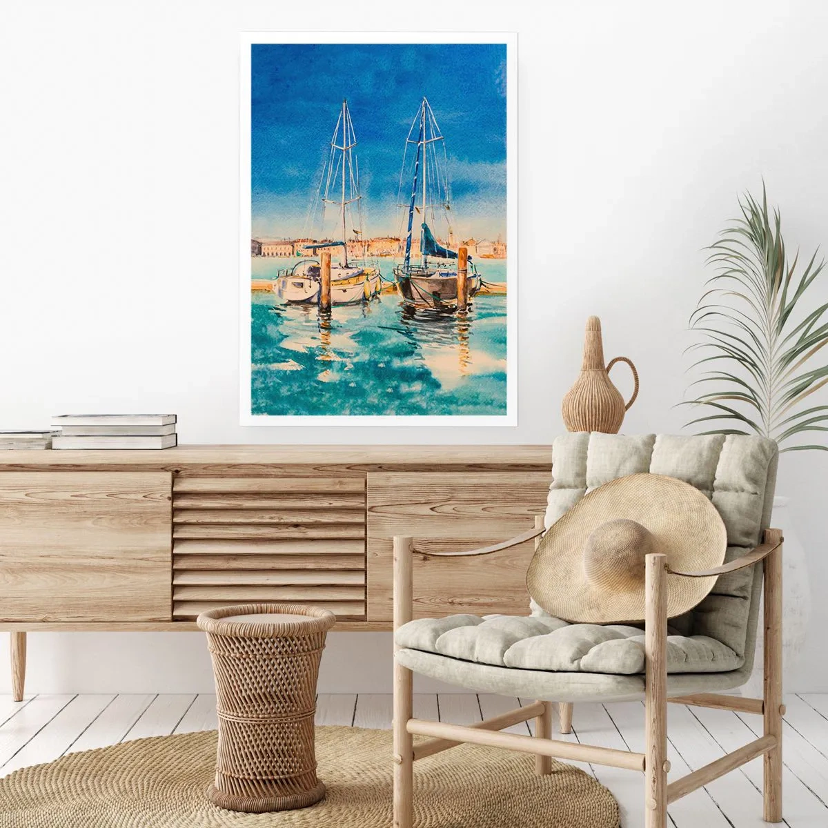 Póster - Laguna soleada - 30x40 cm