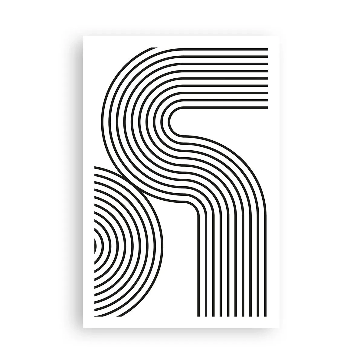 Póster - En una curva - 61x91 cm