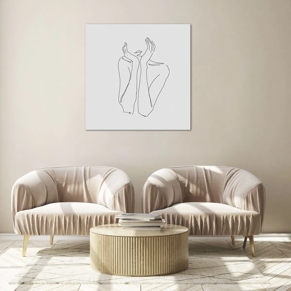 Cuadro sobre vidrio - Impresiones sobre Vidrio - Con qué sueñan las mujeres - 50x50 cm