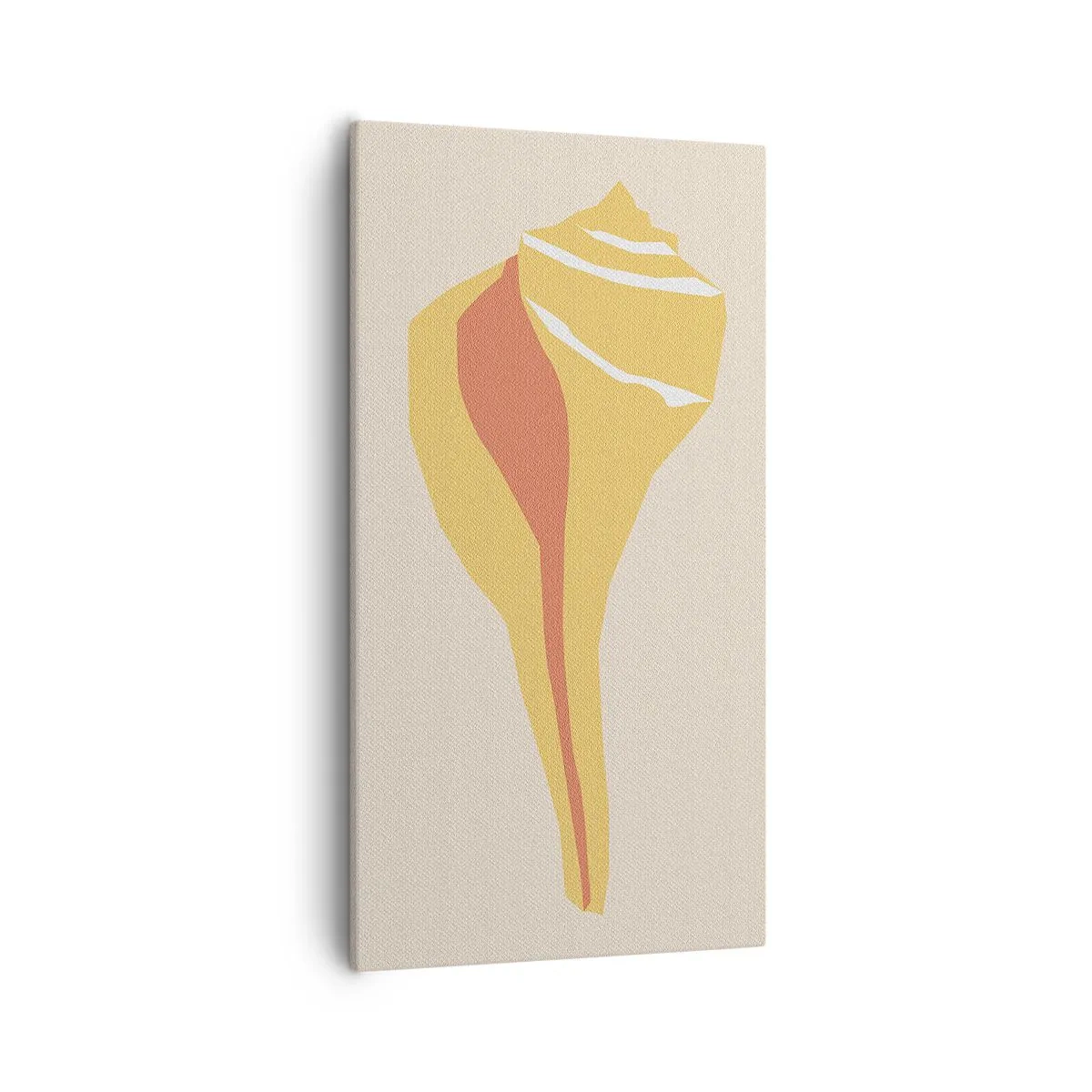 Cuadro sobre lienzo - Impresión de Imagen - Abstracción orgánica - crecimiento - 55x100 cm