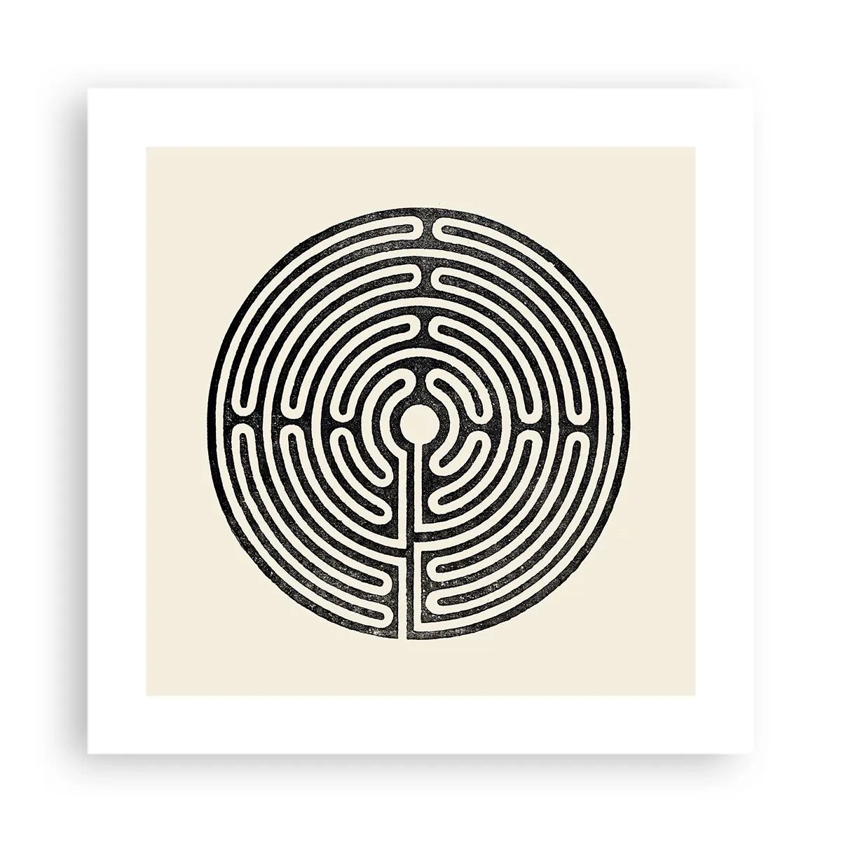 Póster - Orden misterioso - 40x40 cm