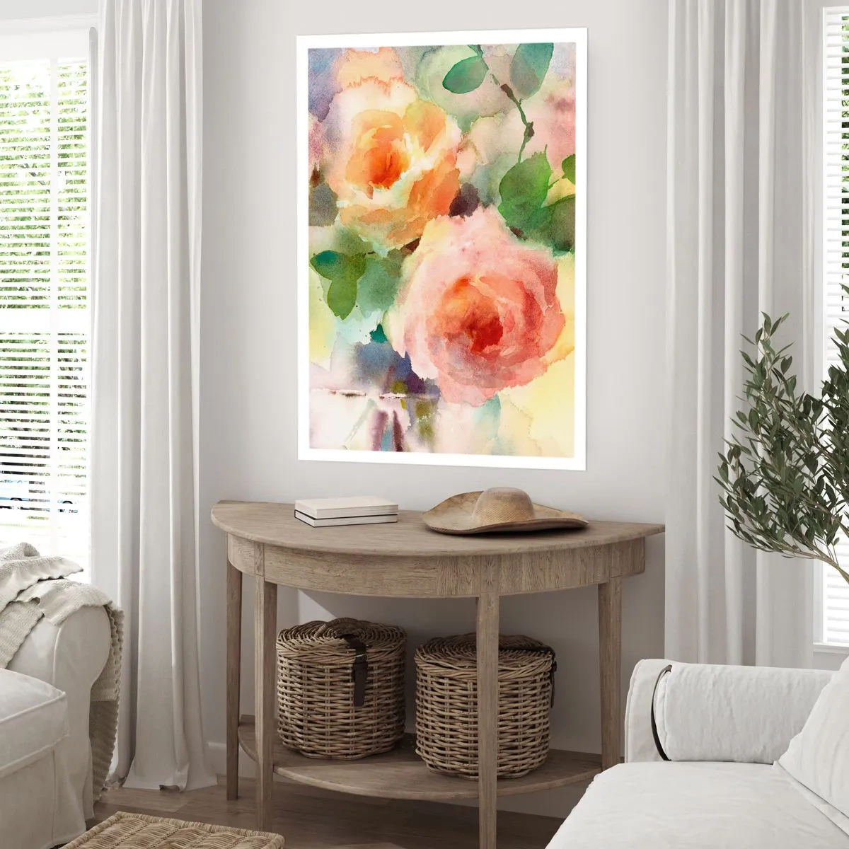 Póster - Delicado como una acuarela - 30x40 cm