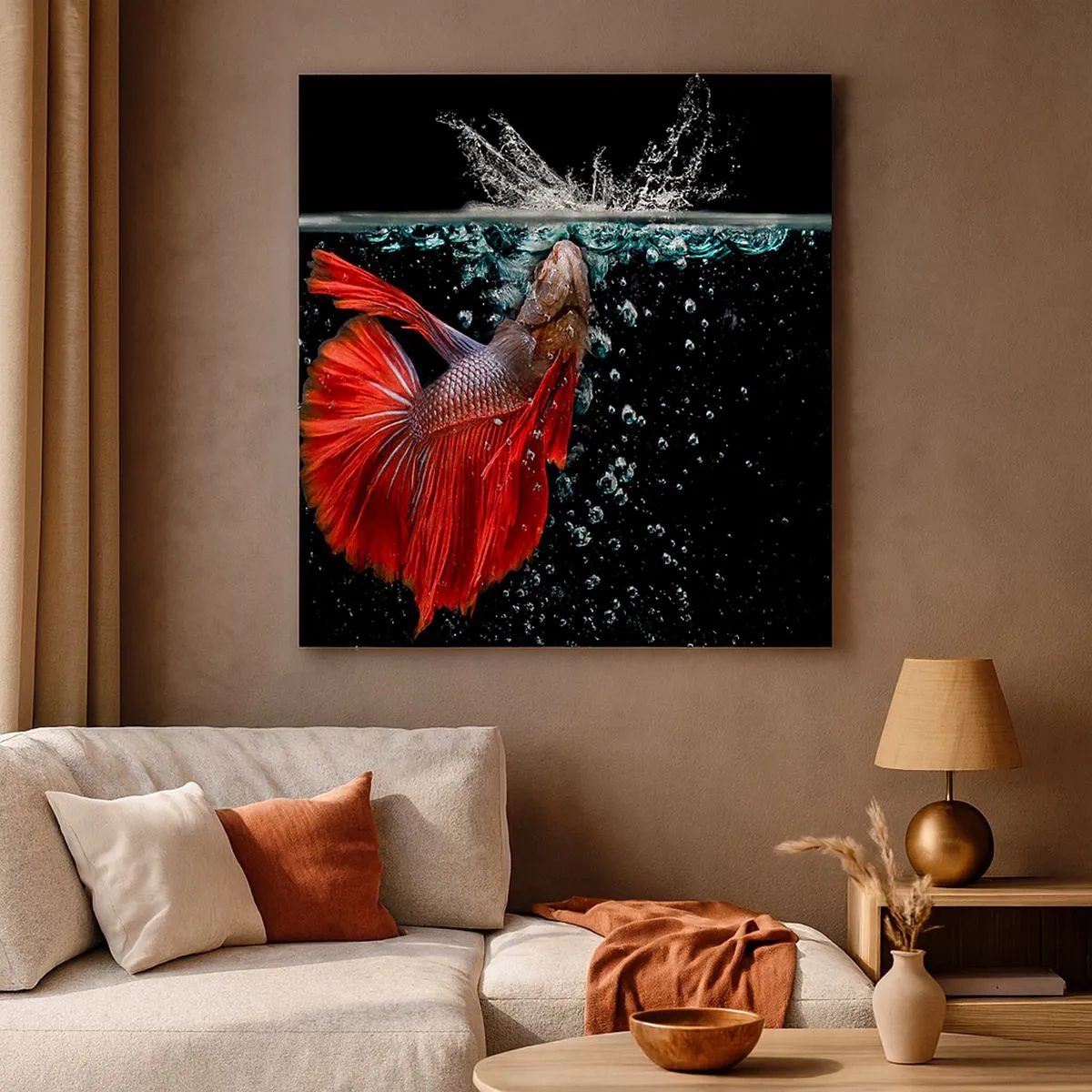 Cuadro sobre lienzo - Impresión de Imagen - Tienes tres deseos - 30x30 cm