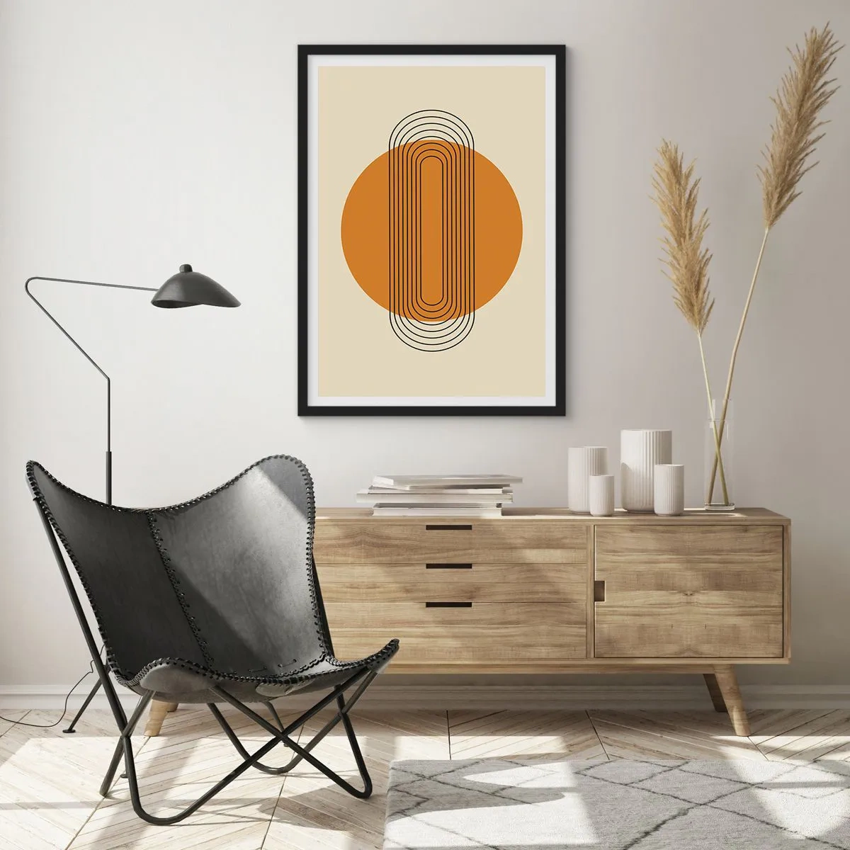 Póster en marco negro - El plan perfecto - 61x91 cm