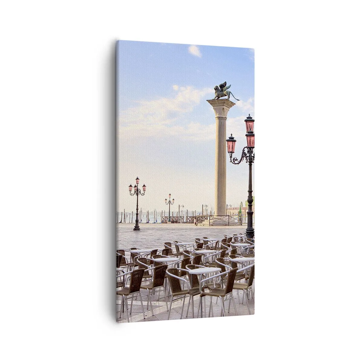 Cuadro sobre lienzo - Impresión de Imagen - Vamos, todo está listo - 55x100 cm