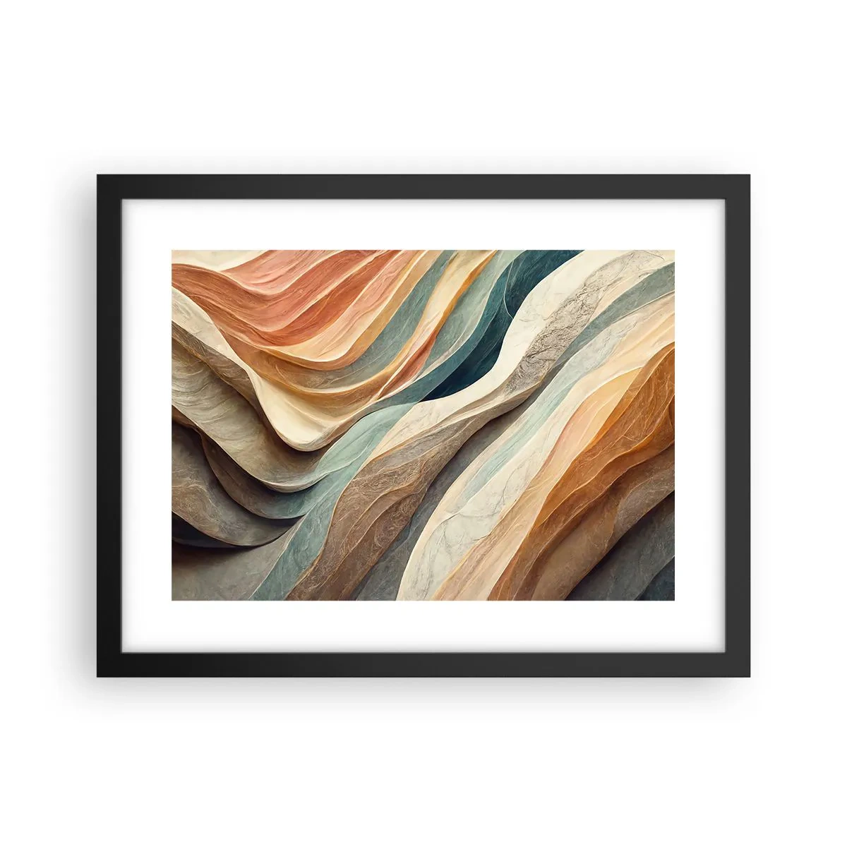 Póster en marco negro - Momentos previos al cambio - 40x30 cm