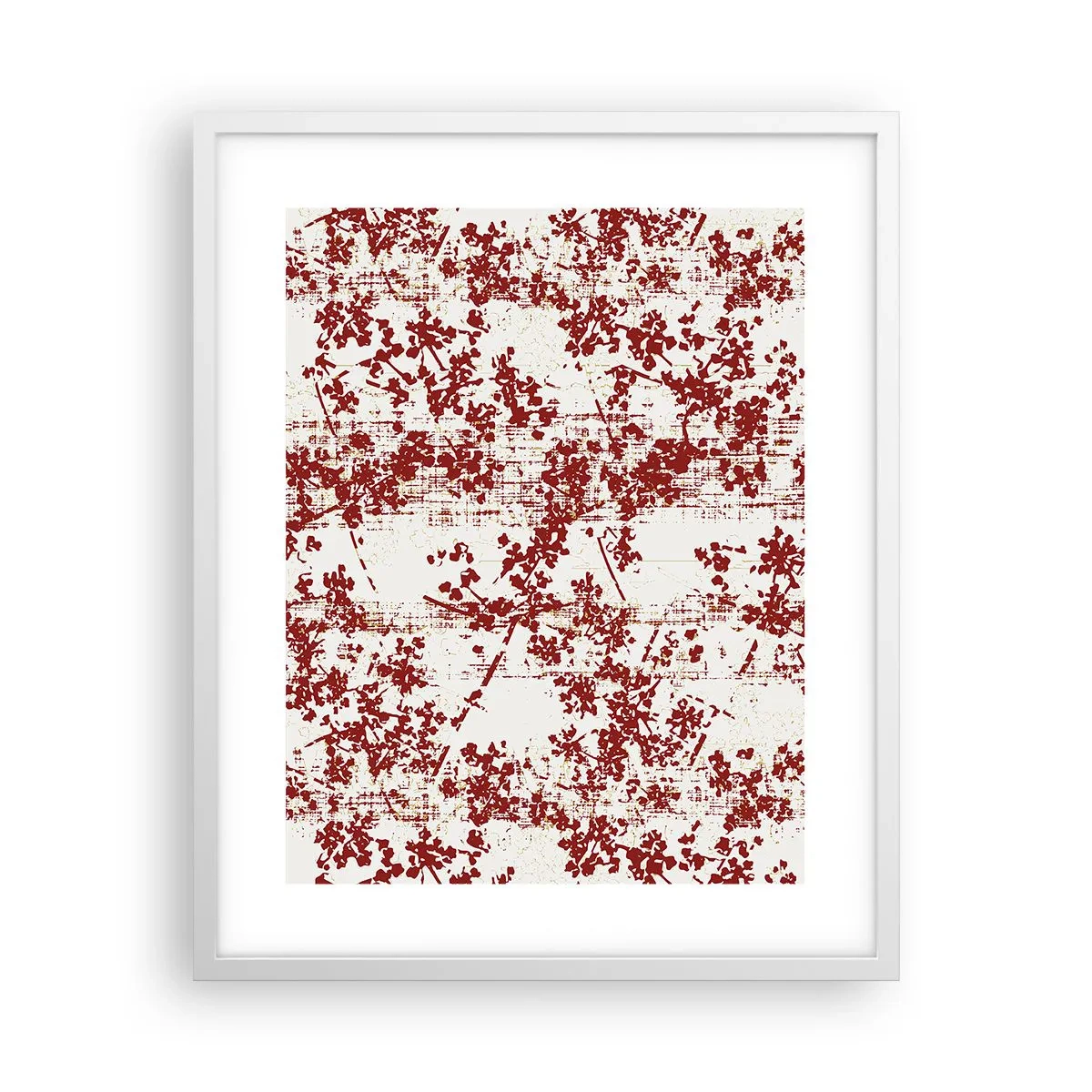 Póster en marco blanco - Como un viejo percal - 40x50 cm