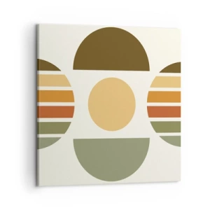 Cuadro sobre lienzo - Impresión de Imagen - Los tonos de la tierra - 60x60 cm