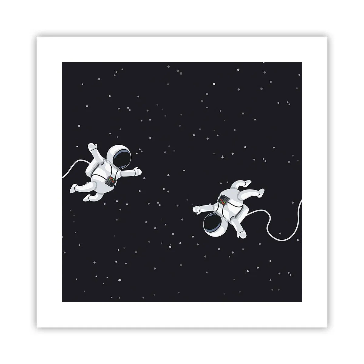 Póster - Danza cósmica - 40x40 cm