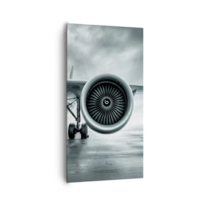 Cuadro sobre lienzo - Impresión de Imagen - Hay poder - 65x120 cm