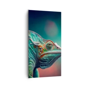 Cuadro sobre lienzo - Impresión de Imagen - ¿Puedes verme? No está bien... - 65x120 cm