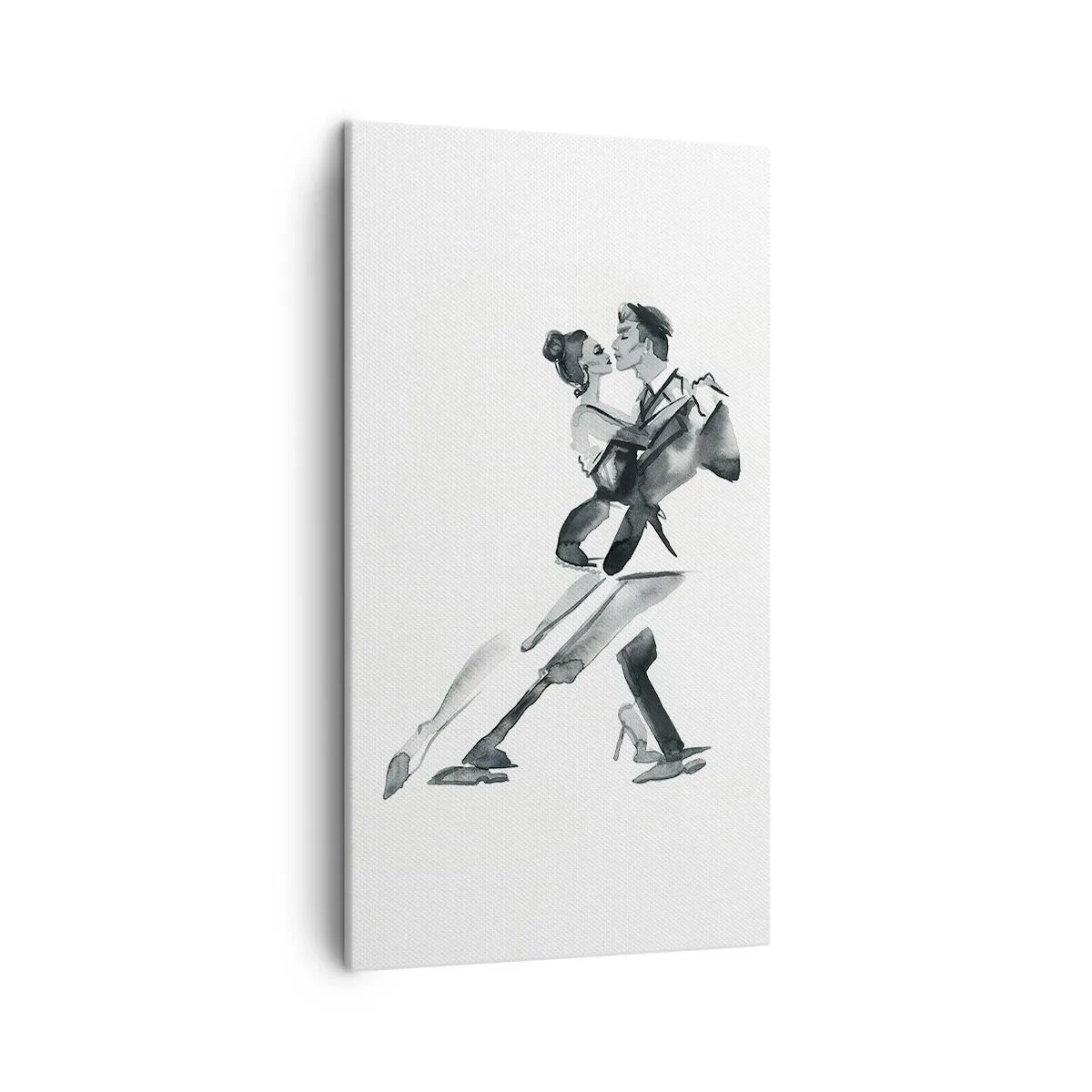 Cuadro sobre lienzo - Impresión de Imagen - Todos al son de la música - 45x80 cm