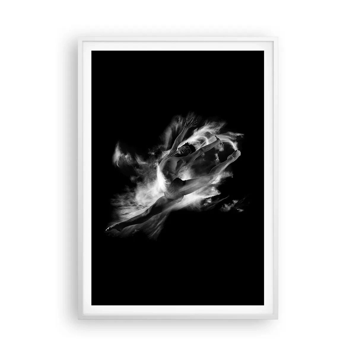 Póster en marco blanco - El arte del vuelo - 70x100 cm