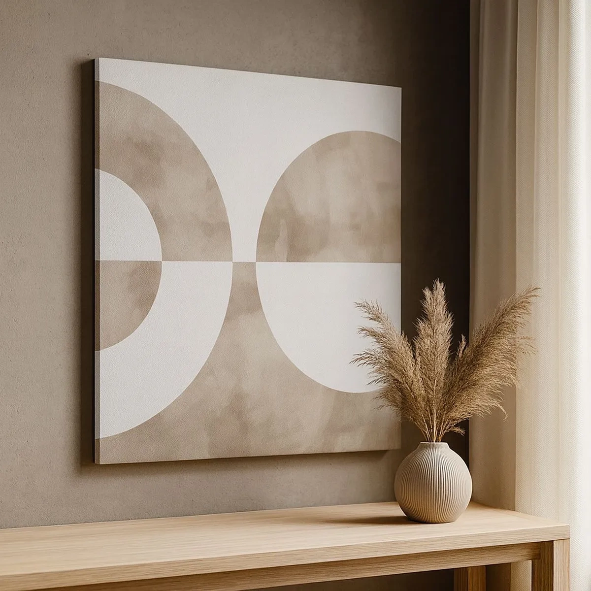 Cuadro sobre lienzo - Impresión de Imagen - Similitudes y diferencias - 30x30 cm