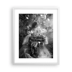 Póster en marco blanco - La madre misma - La naturaleza - 40x50 cm