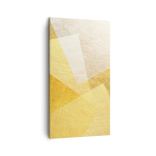 Cuadro sobre lienzo - Impresión de Imagen - Tiempo de geometría - 45x80 cm