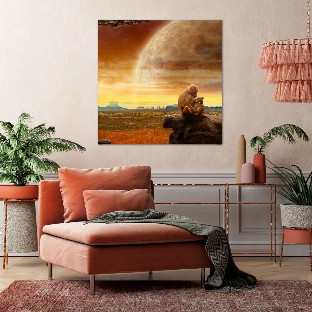 Cuadro sobre lienzo - Impresión de Imagen - El amor es igual en todas partes - 50x50 cm