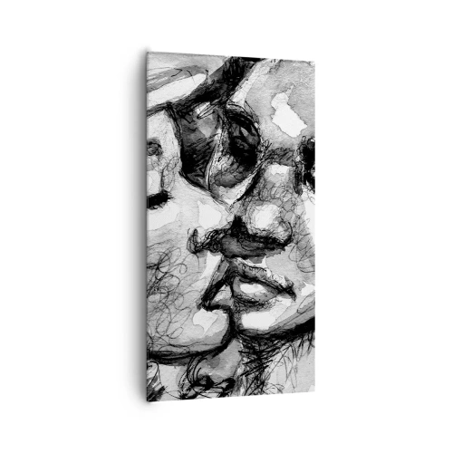 Cuadro sobre lienzo - Impresión de Imagen - Un momento tierno - 65x120 cm