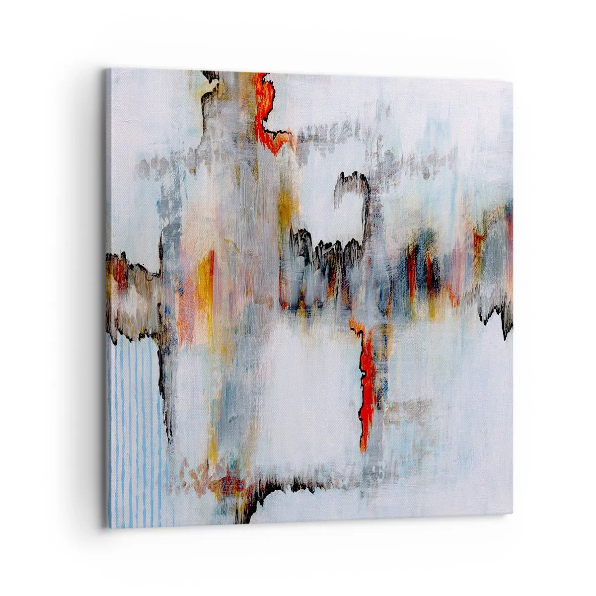 Cuadro sobre lienzo - Impresión de Imagen - Abstracto sobre el agua - 60x60 cm