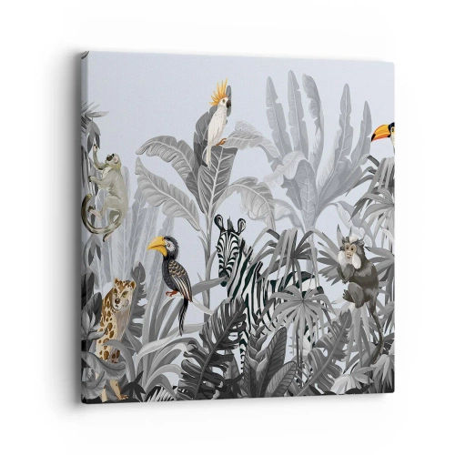 Cuadro sobre lienzo - Impresión de Imagen - Un cuento de hadas africano - 40x40 cm