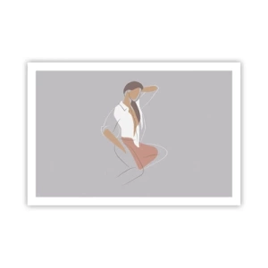 Póster - Un esbozo de encanto - 91x61 cm