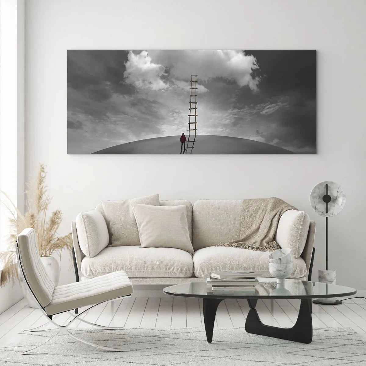 Cuadro sobre vidrio - Impresiones sobre Vidrio - Todo es posible - 90x30 cm